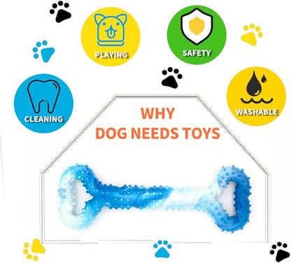 Dog Toys for Aggressive Chewers Large Dog Toys with Convex Design Natural Rubber Tug-of-war Toy for Energetic Dogs Medium Large Dogs Tooth Clean
