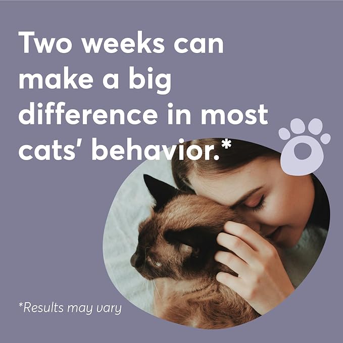 BUDDYJOY Cat Calming Diffuser Refills – Long-Lasting 30-Day Formula with Pheromones for Stress Relief, Relaxation, and Anxiety Reduction in Cats – (1 Diffuser + 2 Refills)