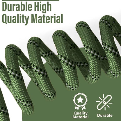 Long Leash for Dogs 10ft 16ft 30ft 50 Feet 100 Foot Tie Out Check Cord Recall Obedience Rope Lead Extra Longline Long Dog Leash for Small Medium Large Dogs Outdoor Training Camping Tracking