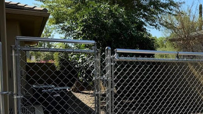 Coyote Roller 8 Foot Kit - Keep Pets Contained, Coyotes Out - Cats, Dogs, Coyotes - Chain Link