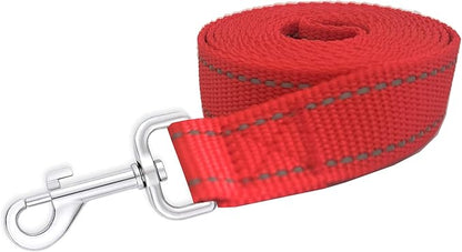 Reflective Dog Leash 4Ft /6 Feet Long, 3/4 Inch Wide, for Small and Medium Dogs