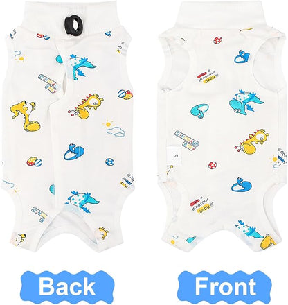 Cat Recovery Suit Female, Breathable Cat Onesie After Surgery Female for Abdominal Wounds or Skin Diseases, Surgery Recovery Suit Kitten Onesie After Spay Wear Anti Licking