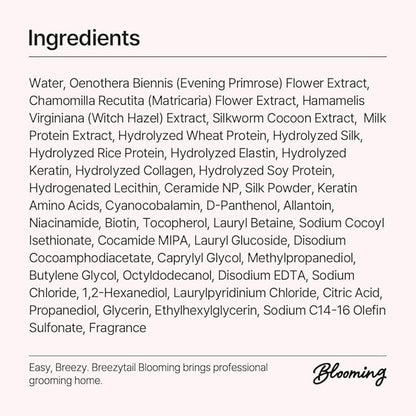 Breezytail Blooming Volumizing Dog Shampoo, Loved by Top Korean Groomers, Volumizing Formula for a Shiny & Fluffy Coat – Easy Breezy, Professional Care at Home (16.9 fl oz/500ml) (16.9 fl oz)