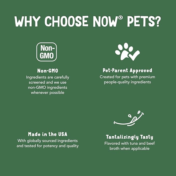 Now Pets, UC-II® Advanced Joint Mobility for Dogs and Cats, Veterinarian formulated, Help Maintain Cartilage and Connective Tissue*, 60 Chewable Tablets (60 Grams)