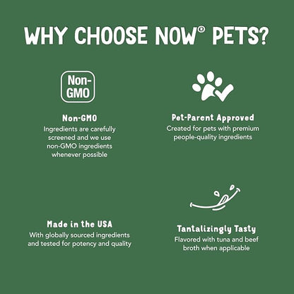 Now Pets, UC-II® Advanced Joint Mobility for Dogs and Cats, Veterinarian formulated, Help Maintain Cartilage and Connective Tissue*, 60 Chewable Tablets (60 Grams)