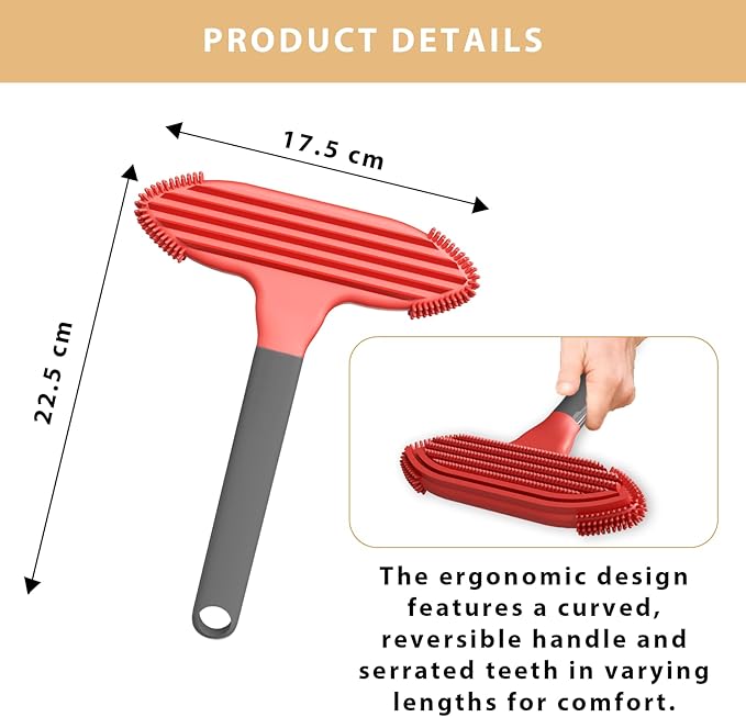 Pet Hair Removal Tool for Dog and Cat,Pet Hair Remover Removes Fur and Lint from Couch,Carpet,Cat Tree Tower Bed,Car Interiors,Rug,Mat,Coat,and Various Furniture,Silicone Material,Reusable