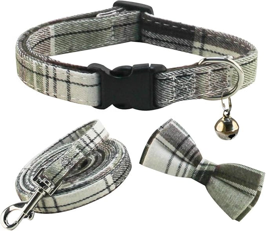 SuperBuddy Dog Collar and Leash,Breathable Adjustable Dog Collar-Safe Buckle-Collars for Small Medium Large Pet