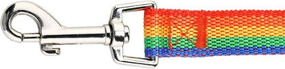 Hi Kiss Dog/Puppy Obedience Recall Training Agility Lead - 15ft 20ft 30ft 50ft 100ft Training Leash - Great for Training, Play, Camping, or Backyard (15 Feet, Rainbow)