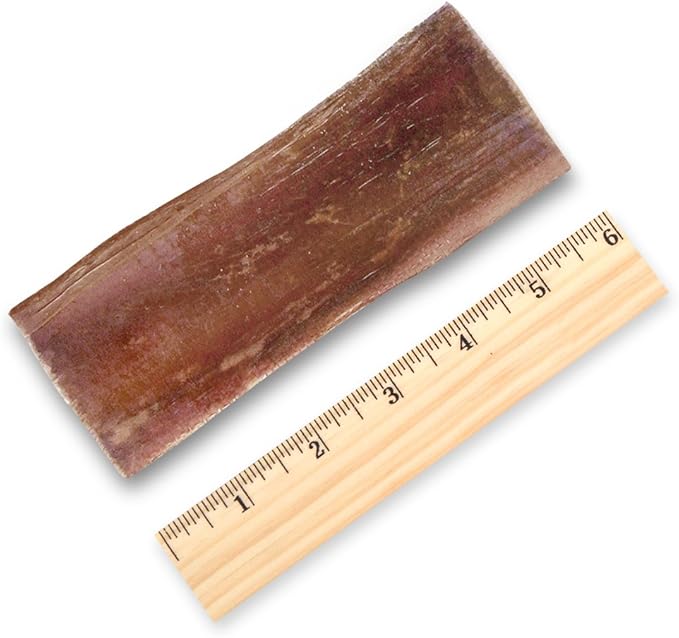 GigaBite Single Ingredient All Natural Free Range Bully Treats and Chews - Bully Sticks/Bladder Sticks/Beef Esophagus by Best Pet Supplies - Esophagus Strips (6 Inch), Pack of 22
