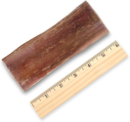 GigaBite Single Ingredient All Natural Free Range Bully Treats and Chews - Bully Sticks/Bladder Sticks/Beef Esophagus by Best Pet Supplies - Esophagus Strips (6 Inch), Pack of 22