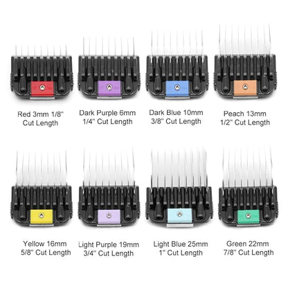 Professional Animal Stainless Steel Comb Set for A5-style Detachable Blade Clippers, Snap-On Size #10/15/30 for Pets, Dogs, Cats, and Horses (Not Compatible with 5-in-1 Blades)