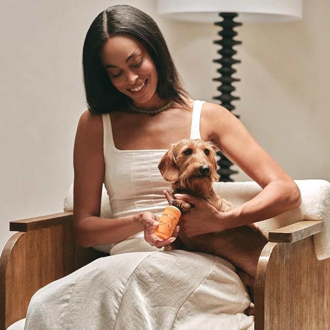 WagWell Paw Protector – Vet-Approved, Microbiome-Friendly, Dermatologist Tested – Natural Dog Paw Balm & Nose Balm – Made from Natural Lick-Safe Ingredients to Hydrate, Condition & Protect Pet Paws