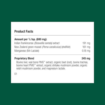 Standard Process Canine Musculoskeletal Support - Bone & Joint Health Formula for Pets - Canine Musculoskeletal Support Supplement - Supplement for Dogs to Aid Joint Comfort & Muscle Health - 30 g