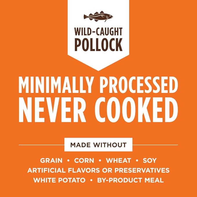 Instinct Raw Boost Mixers, Freeze Dried Dog Food Topper, Grain Free - Wild Caught Pollock, 5 oz. Bag