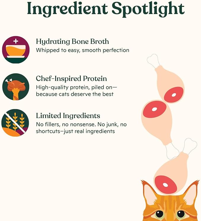 Made by Nacho Lickable Cat Treats Mousse Tubes 12 Count with Bone Broth Chicken Recipe (.5 oz) No Grains, Corn, Wheat or Soy