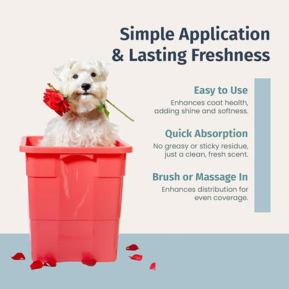 Prepaw Luxury Male Pet Cologne - Fresh Lavender Scent, 3-in-1 Formula Conditions & Moisturizes, Made with 94% Natural Ingredients, Long Lasting Fragrance, Safe & Easy to Use | 8 fl oz