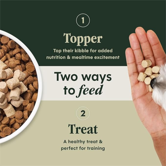 Instinct Raw Boost Mixers, Freeze Dried Dog Food Topper, Grain Free - Cage Free Chicken, 6 oz. Bag