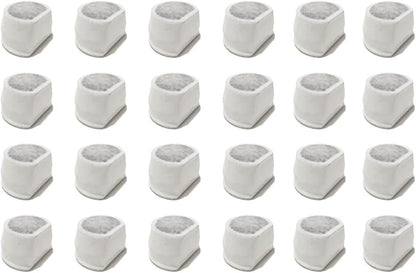 Nispira Water Filter Replacement for Drinkwell Pet Dog Cat Water fountain Avalon, Pagoda, Seascape, Sedona. 24 Packs