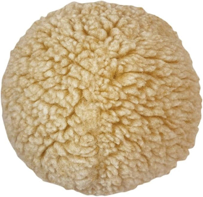HuggleHounds Plush Ball Dog Toy - Fuzzy Round Ball Dog Toy with Soft Fleece, Durable Stuffed Plush for Small and Large Breeds - 8" HuggleFleece, Large