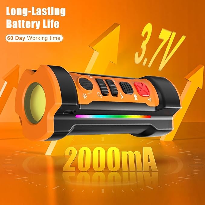 Chwwen Dog Bark Deterrent Devices 2025 Release Anti Barking Device for Dogs Barking Silencer in 55FT 3X Head Anti Bark Device with Flashlight &Party Flashlight Portable Training Tool