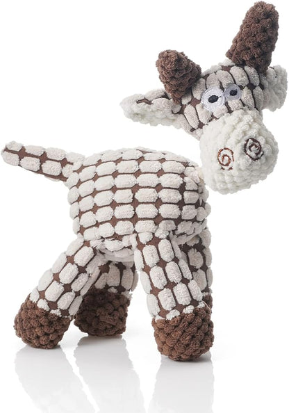 Squeaky Plush Dog Toys, 3-Pack Soft Stuffed Animal Toys for Puppies, Chew Toys with Squeakers for Small, Medium & Large Dogs