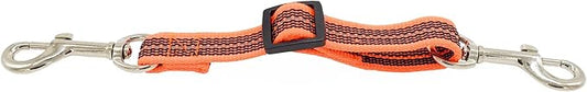 Herm. Sprenger Prong Collar Safety Clip with Reflective Stripes 6"-8" - Pack of 1 Dog Leash Safety Strap - Enhanced Durability for Secure Leash Connection - Ideal for Safe Walk and Training (Orange)