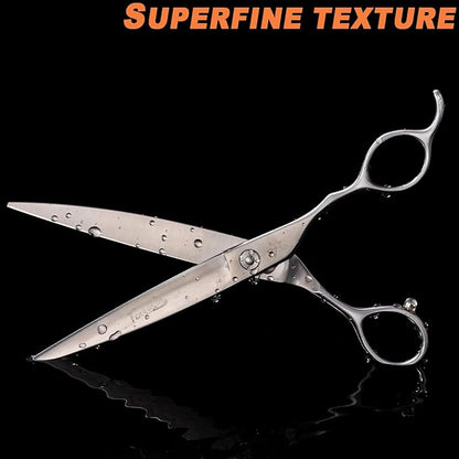 High-end Professional Dog Grooming Scissors Pet Grooming Shears 7 Inches Extremely Very Sharp Made Of Stainless Steel Alloy By Hand For Dog Cat Groomer