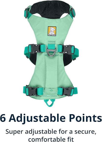 Ruffwear, Flagline Dog Harness, Lightweight and Reflective, No Pull Dog Lift Harness for Hiking, Running and Everyday Use, Sage Green, Large/X-Large