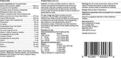 Phycox MAX Dog Joint Supplement Soft Chews, 90 Ct