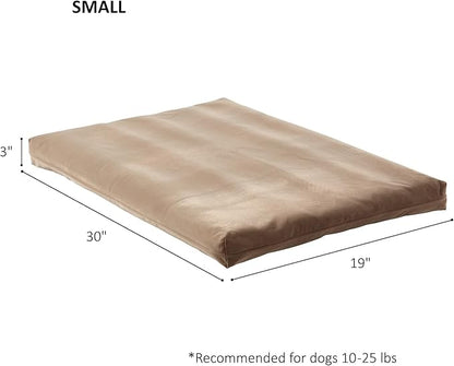 Happy Hounds Cooper Deluxe Reversible Crate Pad - Small - Latte