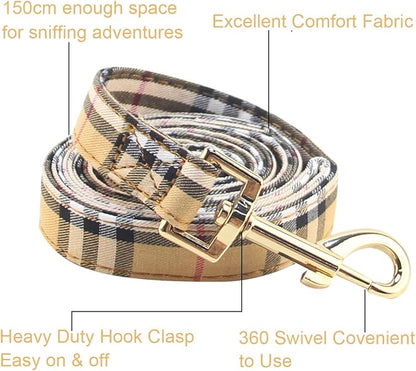 SuperBuddy Dog Collar and Leash,Breathable Adjustable Dog Collar-Safe Buckle-Collars for Small Medium Large Pet