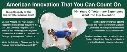 SurgiSnuggly Veterinary Invented Dog Surgical Recovery Suit for Female Spay or Male Dogs Neuters,Cone Alternative, Original Dog Onesie Bodysuit for After Surgery Small, Medium, Large Dogs 2XL Plum EC