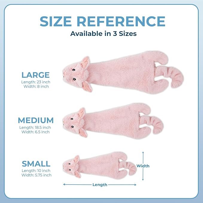 Best Pet Supplies Squeaky Dog Toys with Soft Durable Fabric for Small, Medium and Large Pets Interactive Toy for Indoor Play, Supports Active Biting and Play - Hare, Pig, Medium