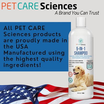 Gallon Bottle - 5 in 1 Dog Shampoo - Groomers Choice - Made in The USA