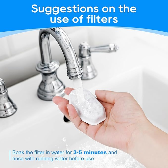 MyfatBOSS Pet Water Fountain Filters Compatible with Rellaty & Fit for Neareal 108oz/3.2L Automatic Dog Water Dispenser, Cat Filters for Bowl, 8+8 Pack