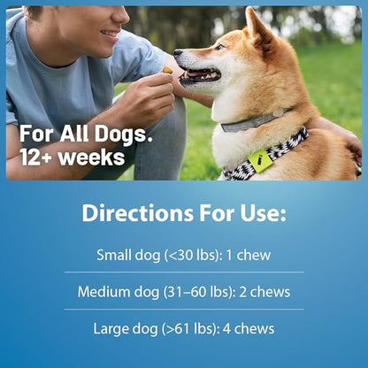Omega 3 for Dogs – Dog Joint Support Soft Chews – Fish Oil Supplement for Dogs with EPA & DHA – Krill Oil Dog Chews – Supports Skin & Coat