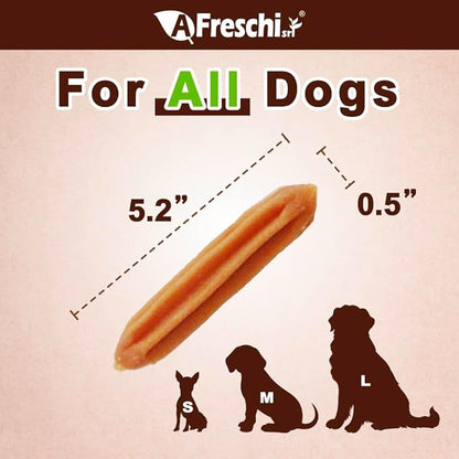 A Freschi srl Natural Turkey Treats, USA-Sourced Trukey, All-Natural, Hypoallergenic, Low-Fat, Healthy & Easily Digestible, Puppy & Training Snack, Mini Bars 16 oz