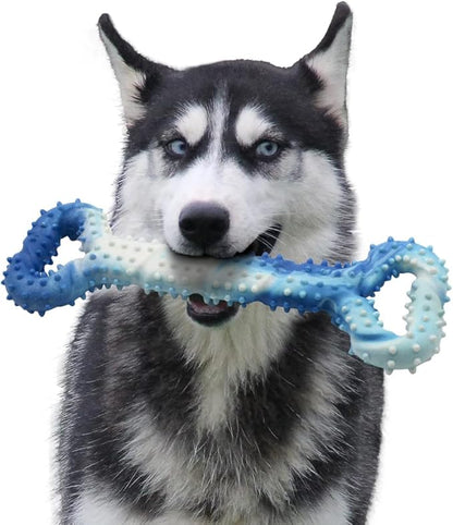 Dog Toys for Aggressive Chewers Large Dog Toys with Convex Design Natural Rubber Tug-of-war Toy for Energetic Dogs Medium Large Dogs Tooth Clean