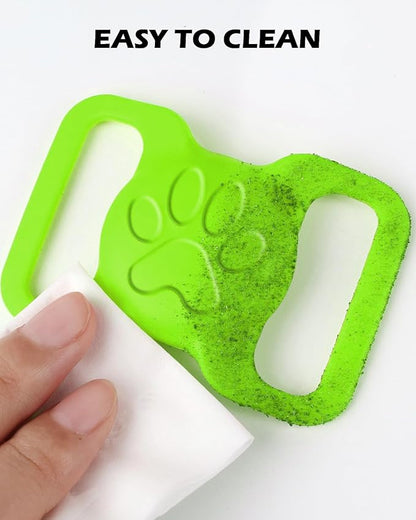 Dynmeow Dog Cat Collar Holder Compatible with Airtag, Anti-Lost Silcione Holder for 1.2 and 1.5 inch Wide Collar, Green, L(1 Pack)