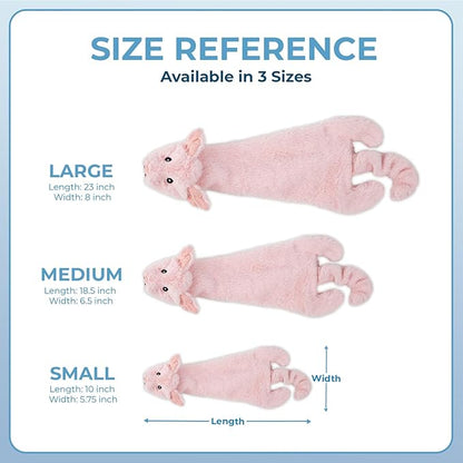 Best Pet Supplies Squeaky Dog Toys with Soft Durable Fabric for Small, Medium and Large Pets Interactive Toy for Indoor Play, Supports Active Biting and Play - 1Wild Duck, Pig, Medium