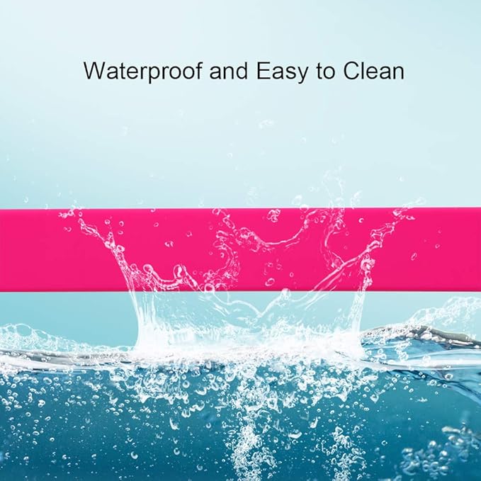 Waterproof Dog Training Leash 50FT 30FT 15FT 10FT 5FT Heavy Duty Recall Long Lead for Large Medium Small Dogs (5FT, Pink)