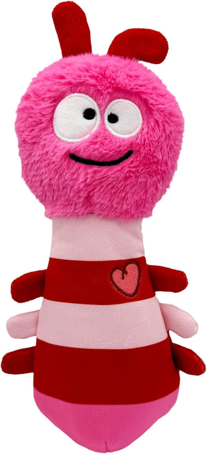 Huxley & Kent Funny Dog Toy w/Squeaker – Power Plush Squeaky Dog Toys for Small, Medium & Large Dogs – Soft Stuffed Animal for Indoor Play & Fetch - Fur Bug, One Size