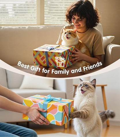 PetBusy Cat Toys with[5000mg A+Natural Catnip &Silvervine] [Baby Grade] Interactive Soft Chew Kicker Cat Toys for Indoor Cats & Kittens, [Crinkle &Bell] Fish Sound Toy, Drives Bored Cat Crazy with Fun