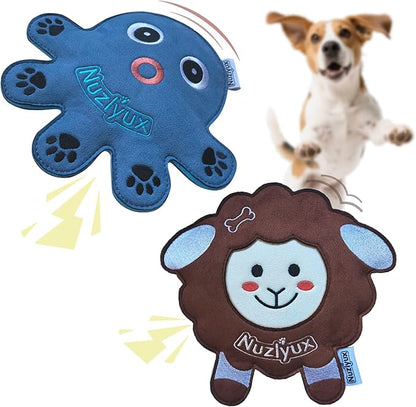 Squeaky Dog Toys: Octopus&Sheep Puppy Chew Toys for Teething,Long-Lasting Dog Toys for Small and Medium Dogs,Puppy Toys to Keep Them Busy,Party and Birthday Gift