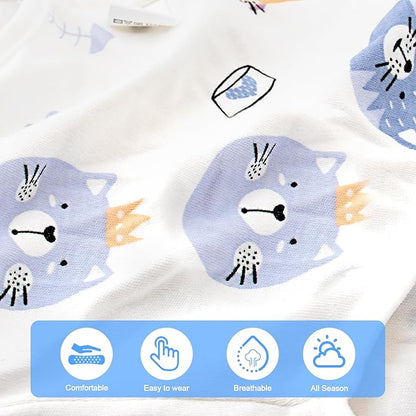 Coppthinktu Cat Recovery Suit Female, Breathable Cat Onesie After Surgery Female for Abdominal Wounds or Skin Diseases, Surgery Recovery Suit Kitten Surgical Onesie After Spay Wear Anti Licking