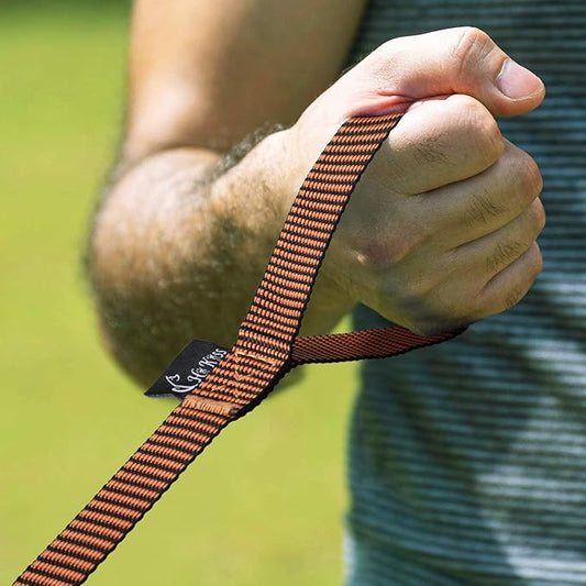 Hi Kiss Dog/Puppy Obedience Recall Training Agility Lead - 15ft 20ft 30ft 50ft 100ft Training Leash - Great for Training, Play, Camping, or Backyard(50ft,Black_Orange)