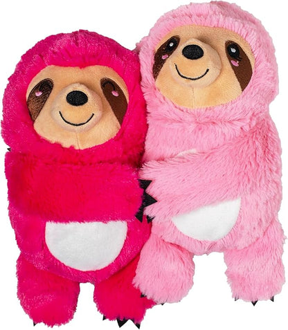 Fringe Studio Plush Dog Toy, 2 Pieces Set, Cuddle Buds, Petshop Collection (312063)