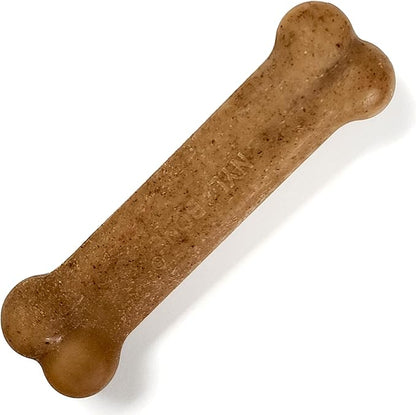 Nylabone Original Bone Strong Chew Toy for Dogs Made with Real Chicken, Durable Dog Chew Bones for Aggressive Chewers, Long-Lasting Flavor Keeps Dogs Busy, Small Dog Toys - Up to 25 lbs, 1 Count