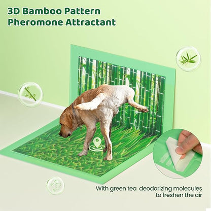 DOGGO DOUG Puppy Pads XL 30 Count - 28"x34" Extra Large Pee Pads for Dogs Odor Blocking, Leak-Proof Potty Training Pad Super Absorbent, 6-Layer Leak-Bamboo Patterns Dog Pads
