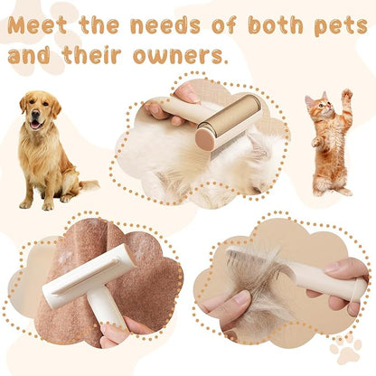 3-in-1 Cat Brushes for indoor Cats, Multifunctional Slicker Brush, Pet Brush for Shedding